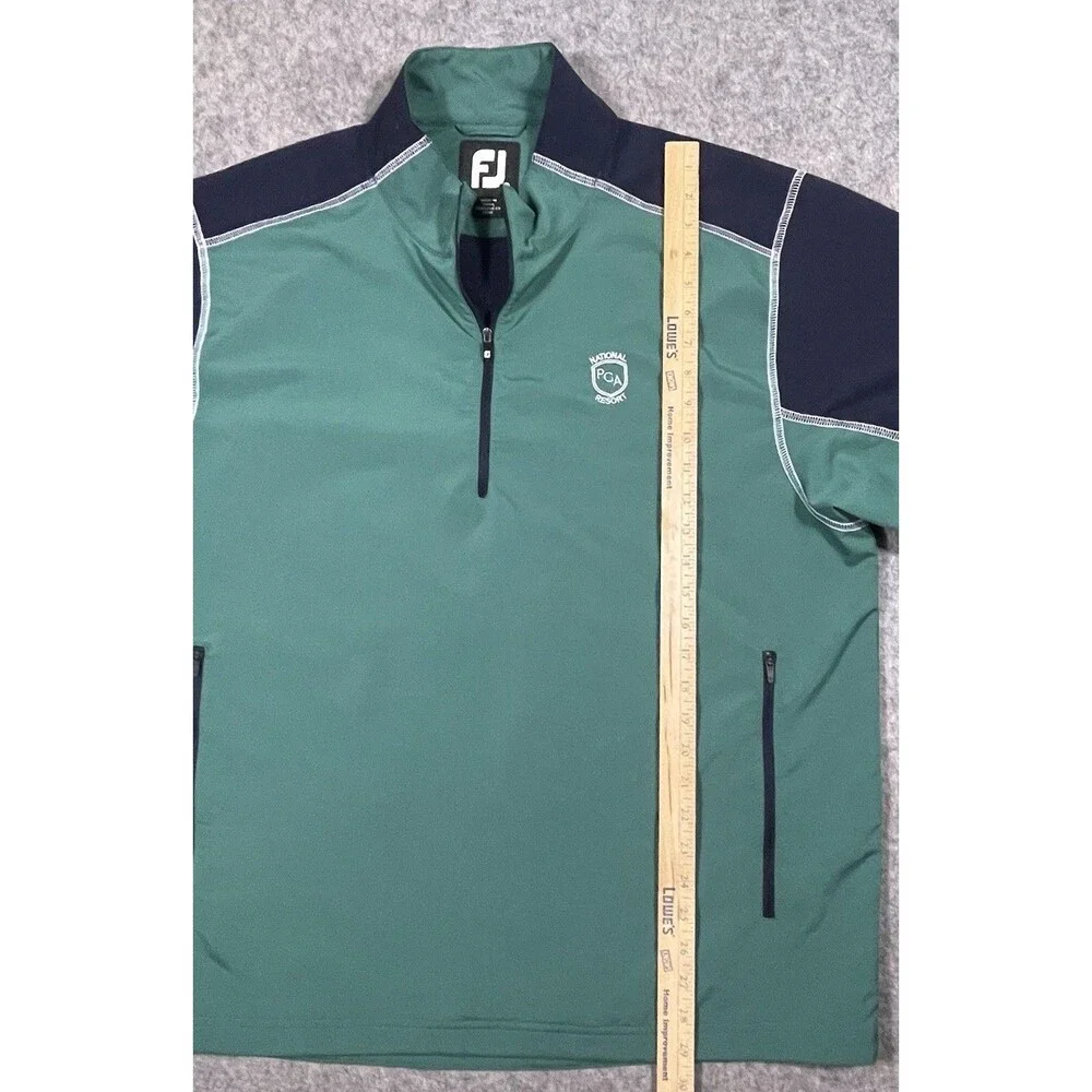 FootJoy Sport Short Sleeve Golf Windshirt PGA National Resort Green  Size XL